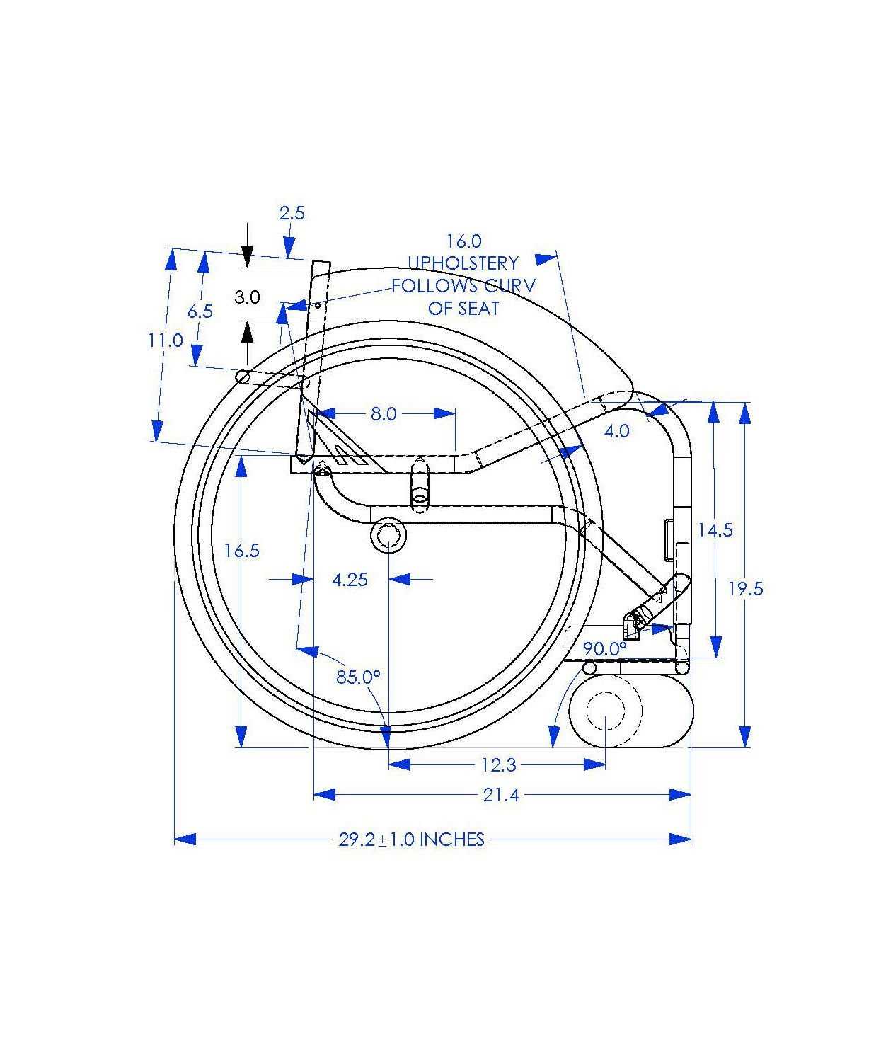 tilite wheelchair parts diagram