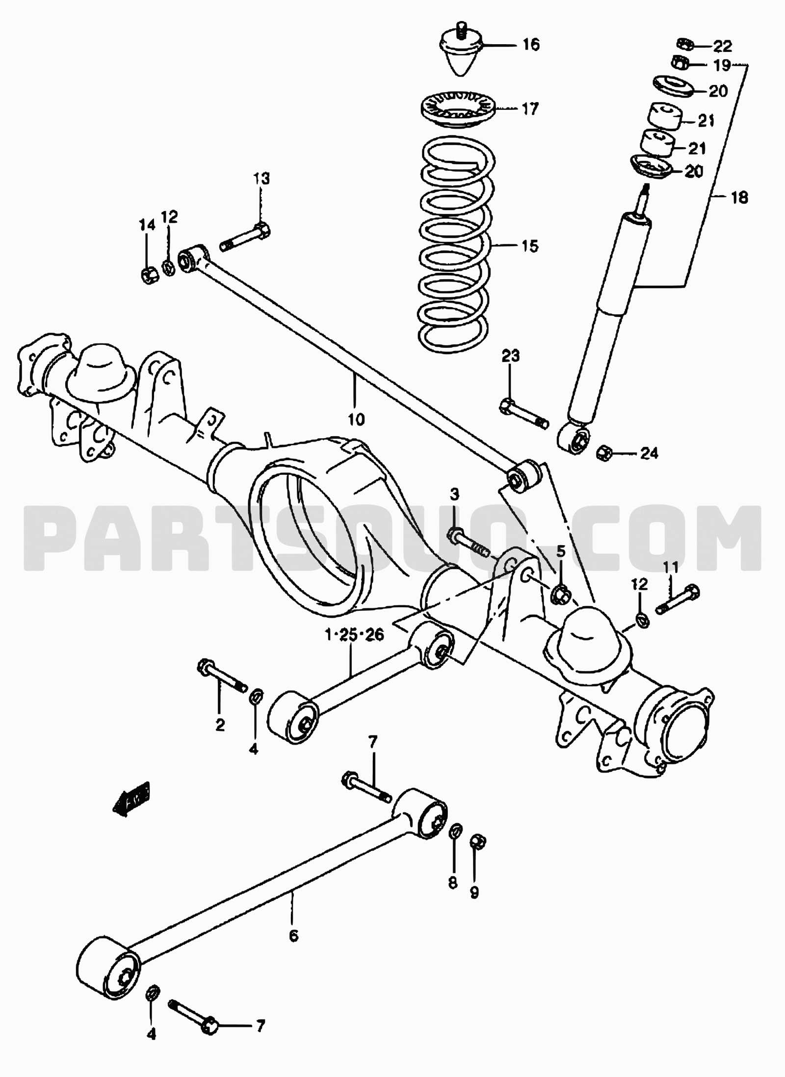 suzuki vitara parts diagram