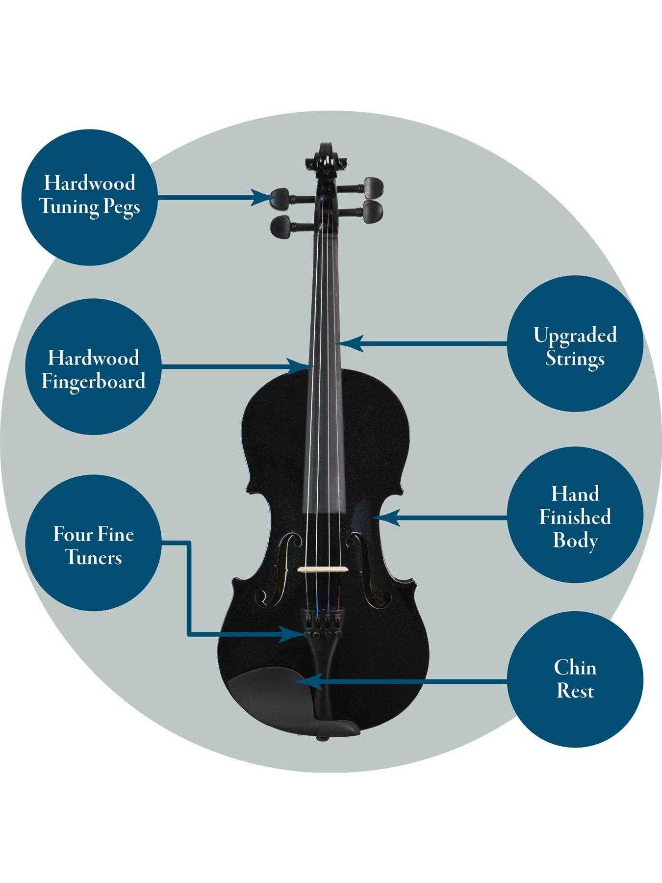 violin parts diagram