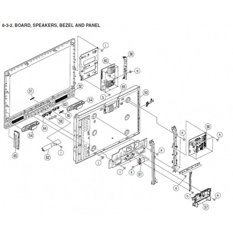 vizio tv parts diagram