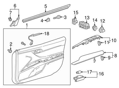 toyota camry interior parts diagram