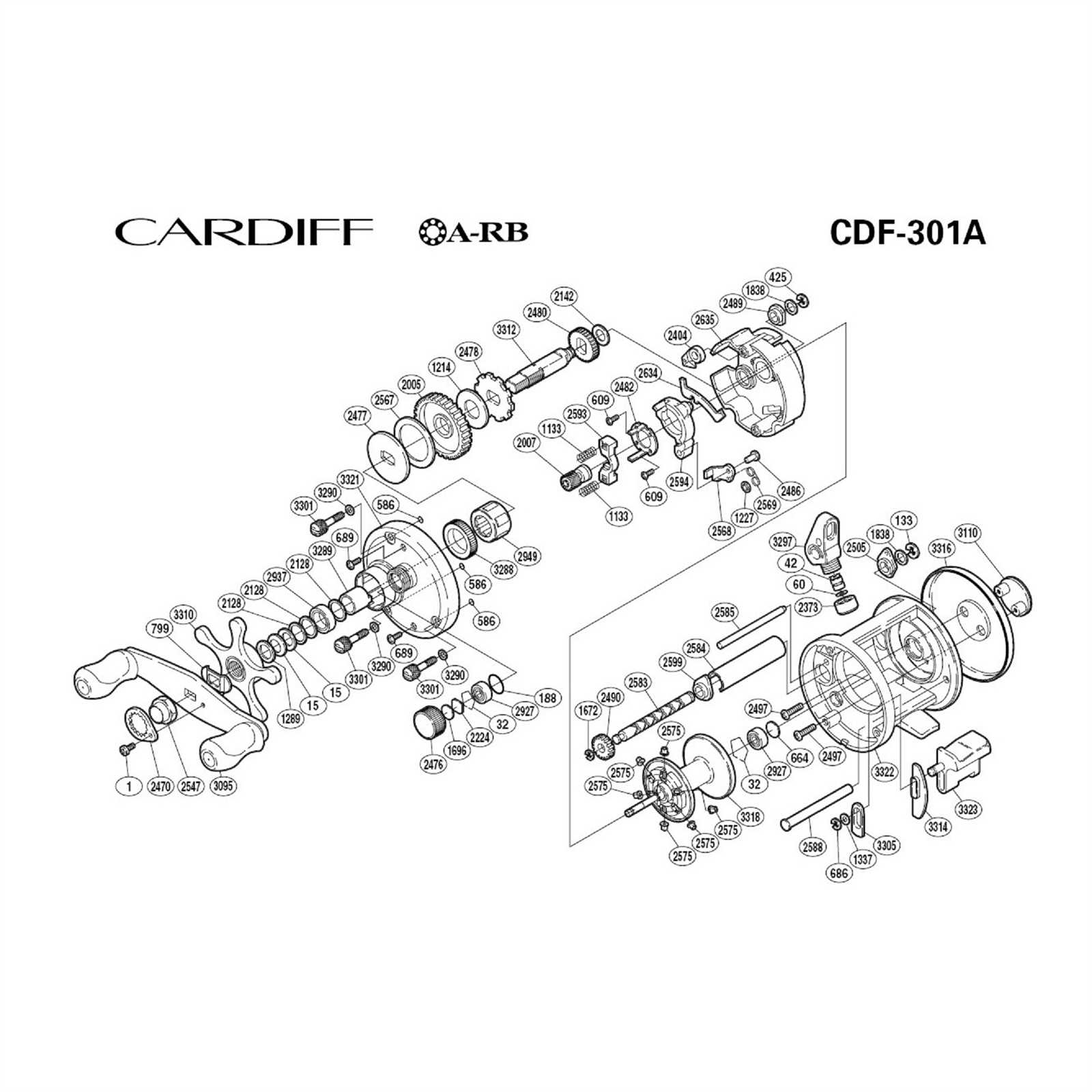 shimano cardiff 400a parts diagram