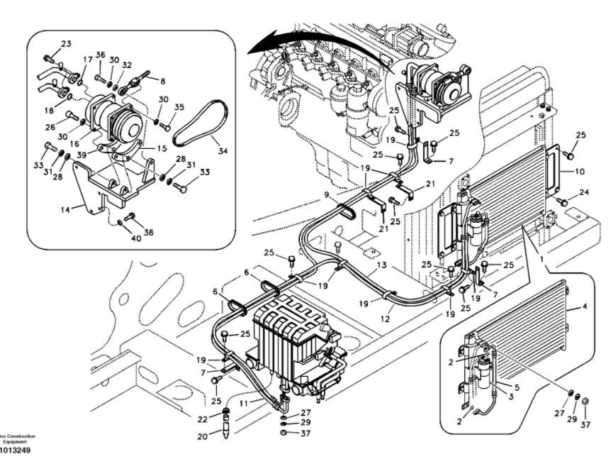 volvo excavator parts diagram