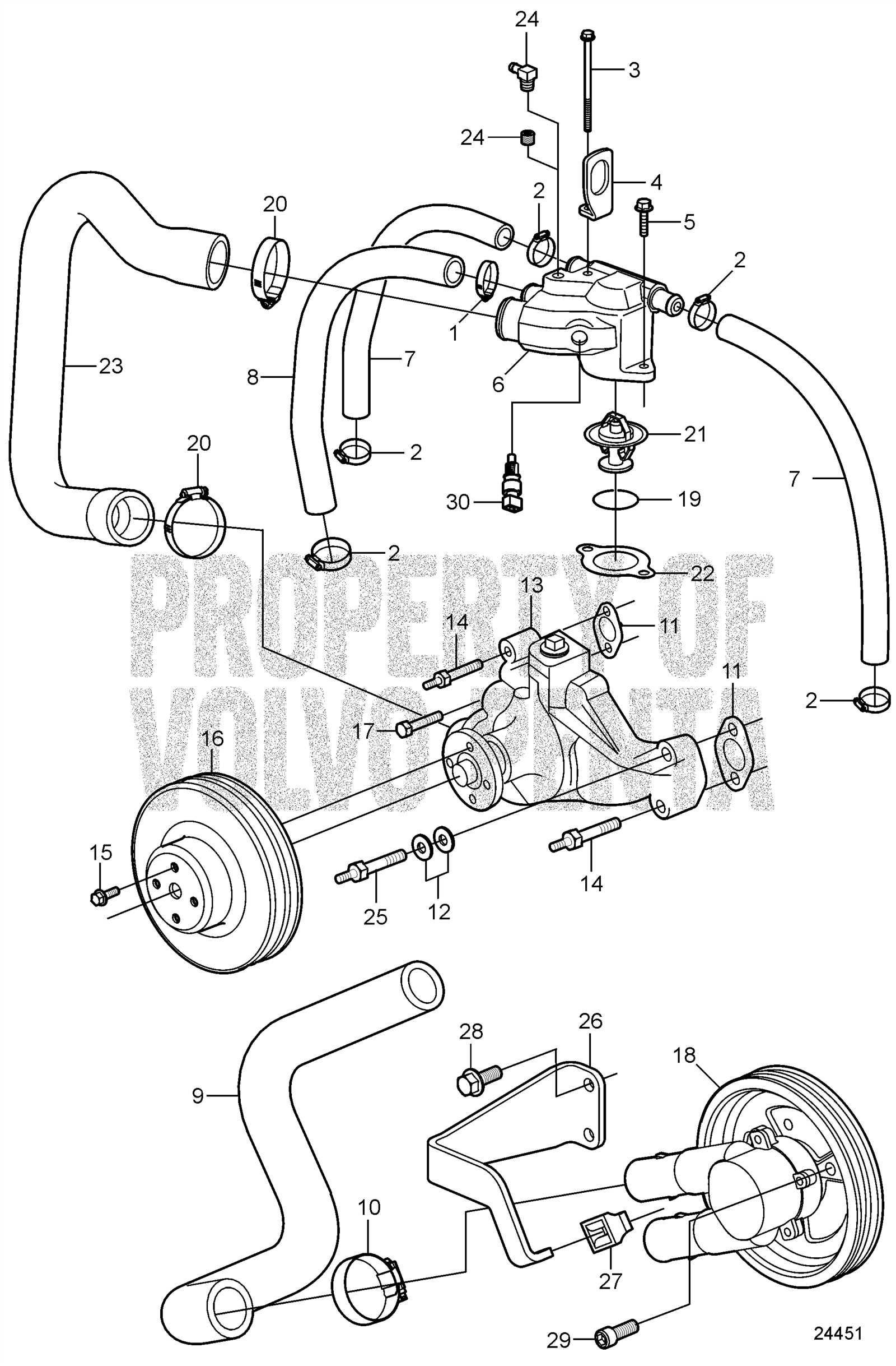 volvo penta 5.7 gsi parts diagram