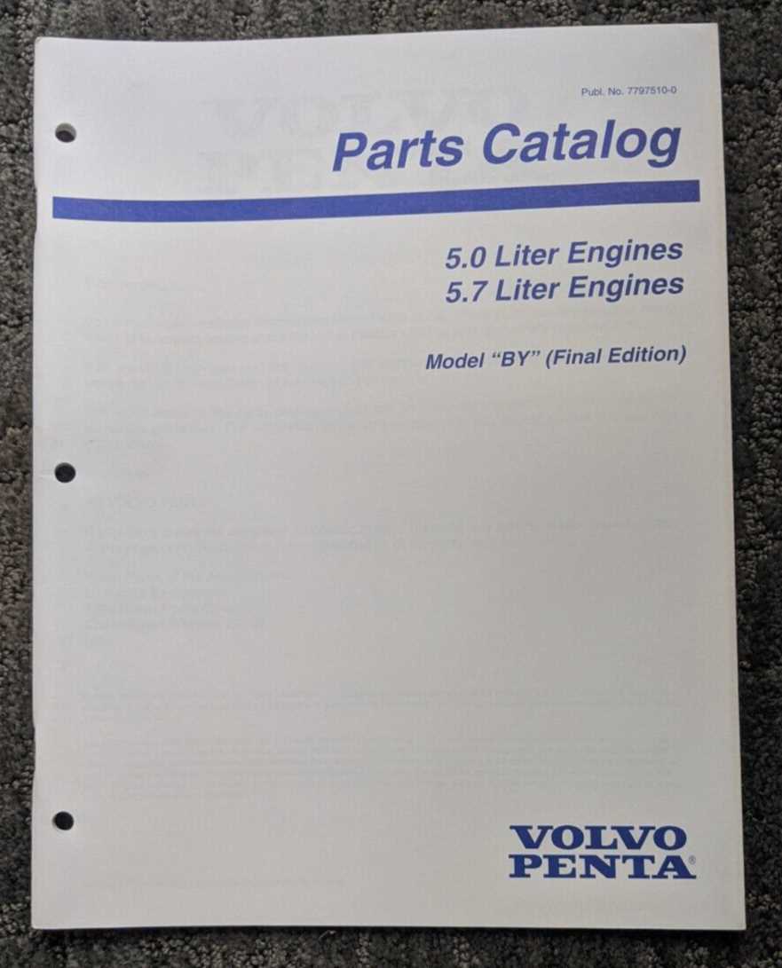 volvo penta 5.7 parts diagram