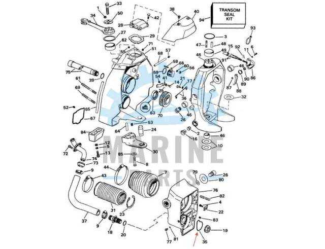 volvo penta sx outdrive parts diagram