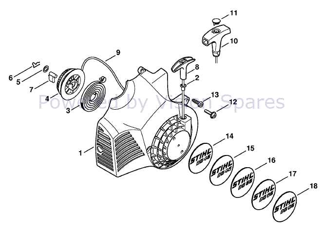 stihl bg55 leaf blower parts diagram