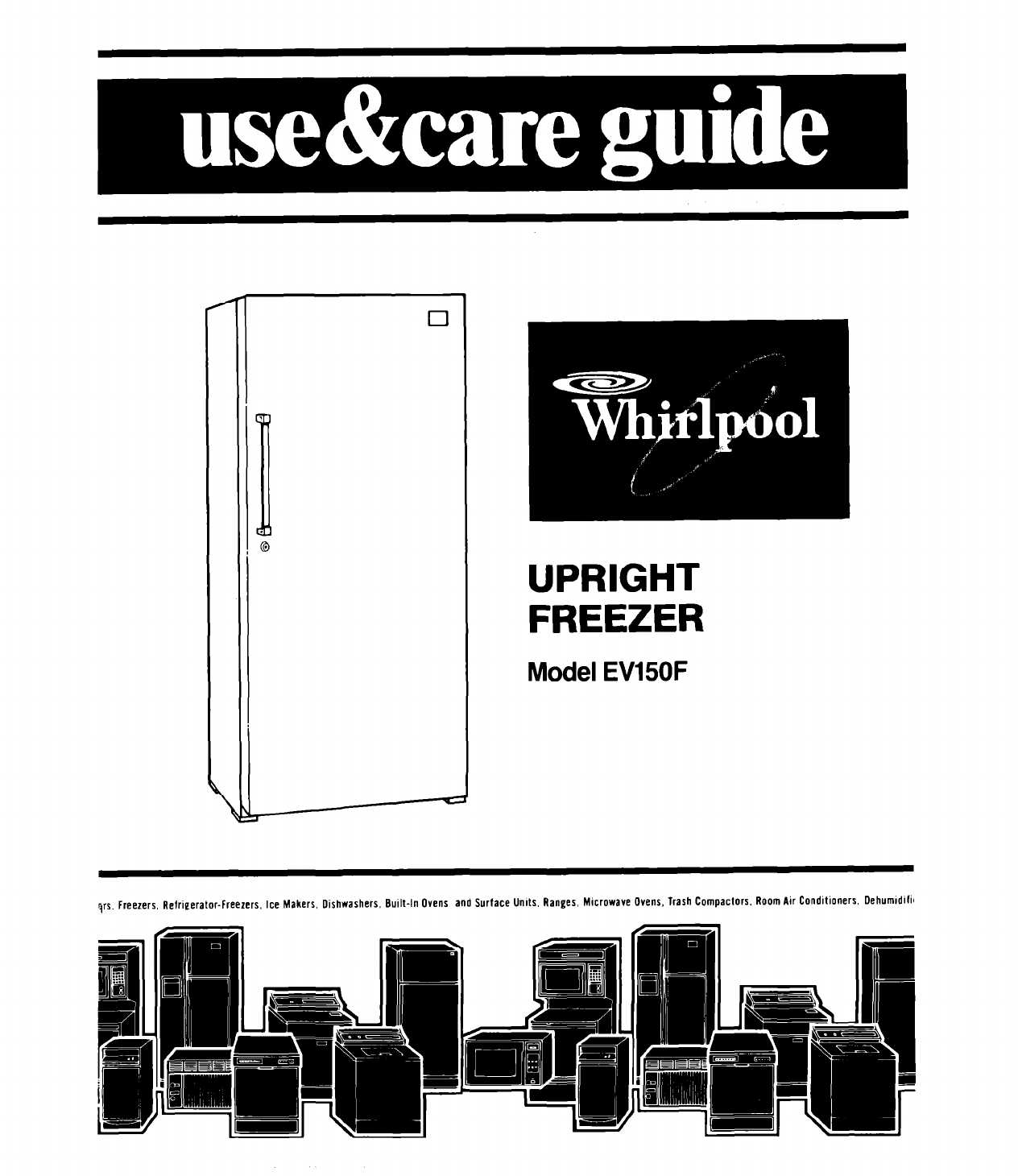 whirlpool upright freezer parts diagram