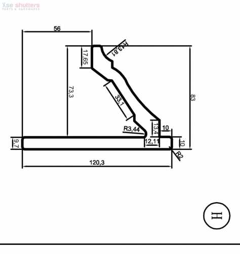 plantation shutter parts diagram