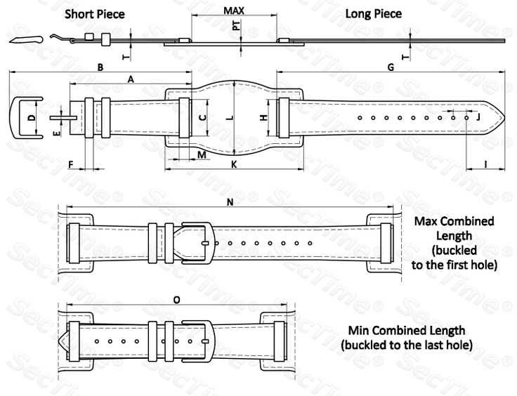 watch band parts diagram