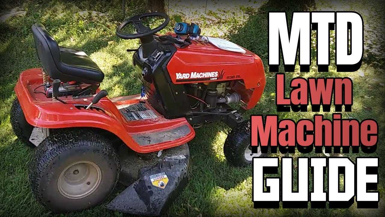 push mower yard machine lawn mower parts diagram
