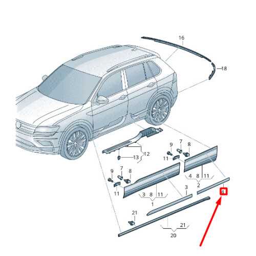 vw tiguan parts diagram