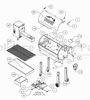 traeger pro 575 parts diagram