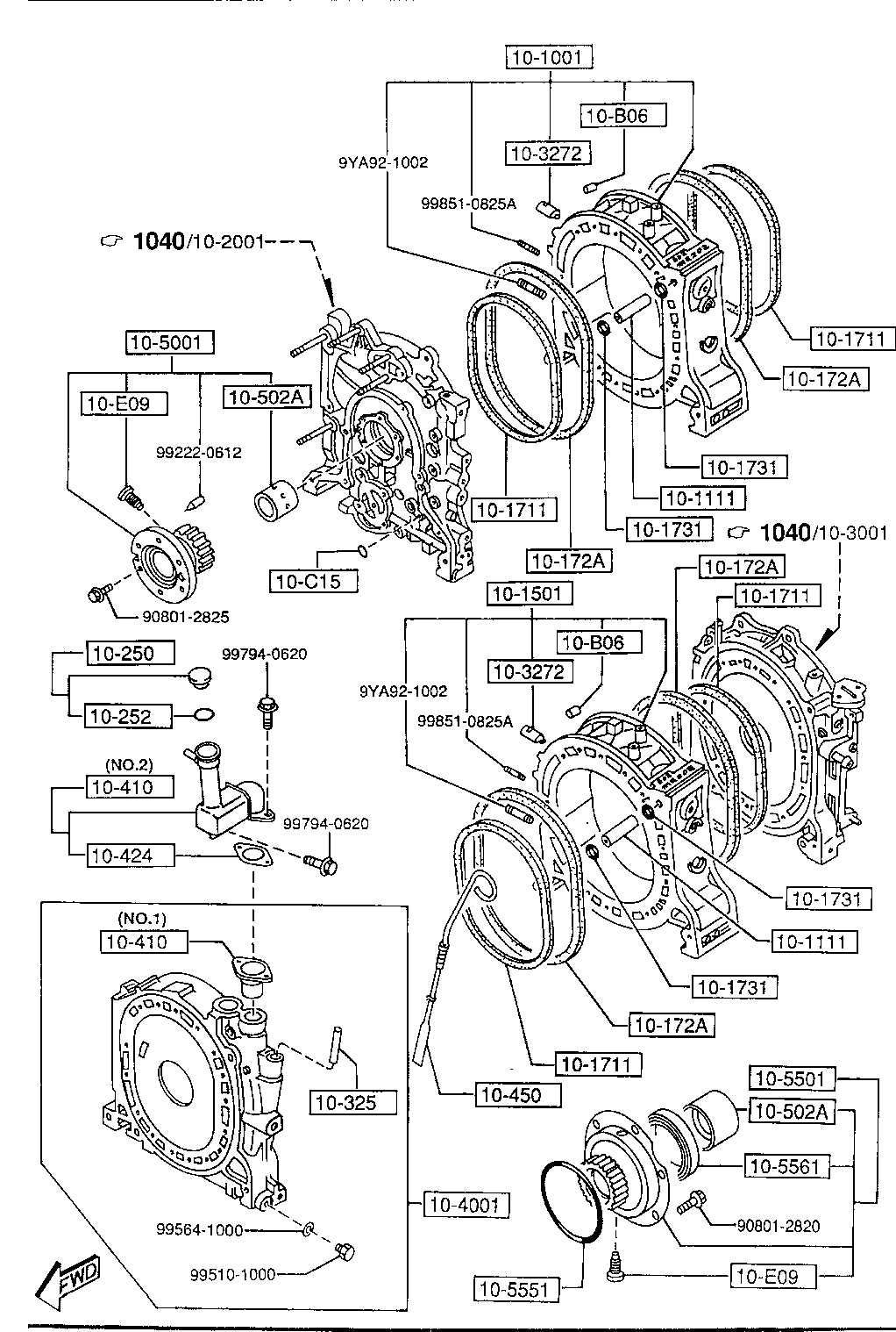 rotary engine parts diagram