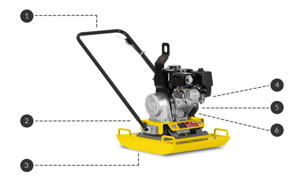 wacker plate compactor parts diagram