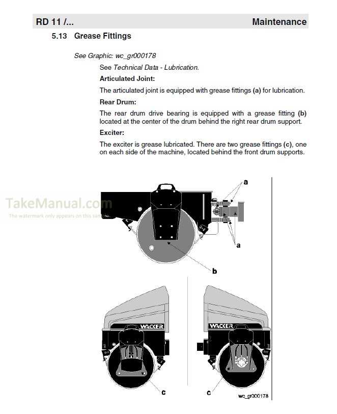 wacker rd11a parts diagram