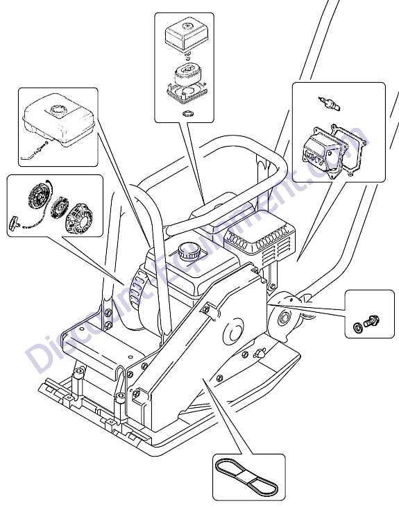 wacker wp1550aw parts diagram