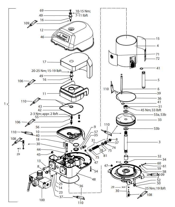 wagner paint sprayer parts diagram