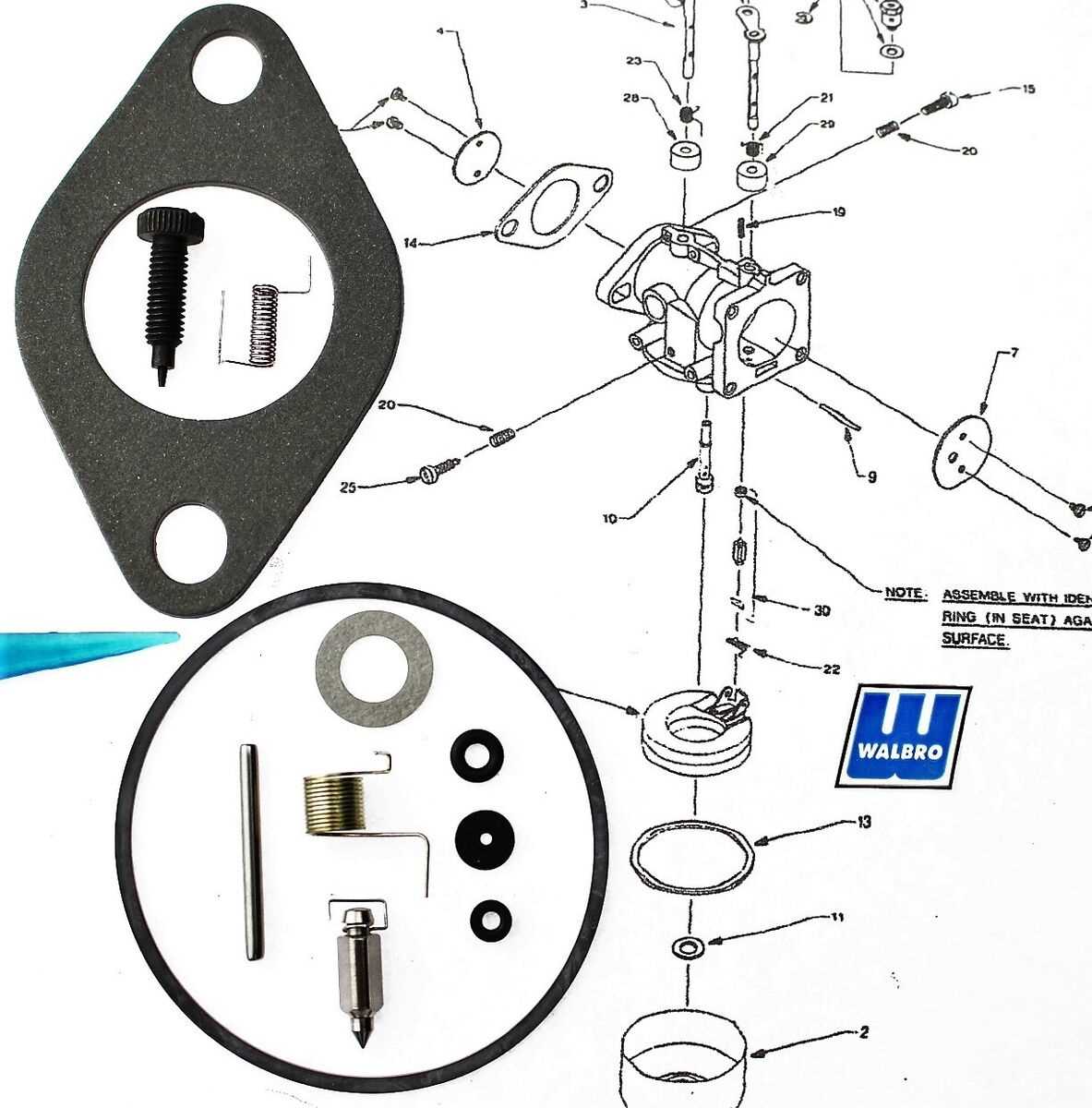 walbro carburetor parts diagram