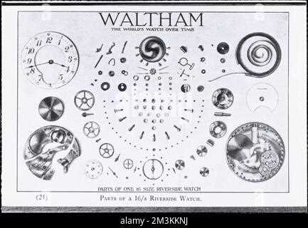 waltham pocket watch parts diagram