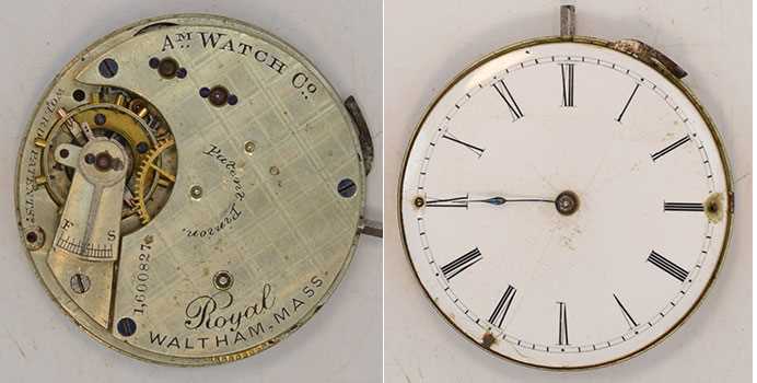 waltham pocket watch parts diagram