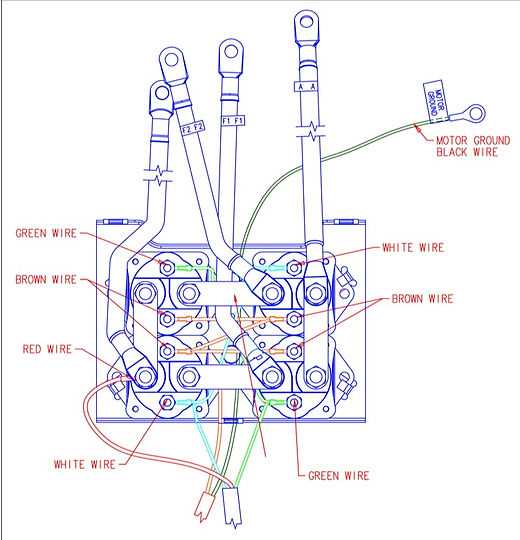 warn atv winch parts diagram