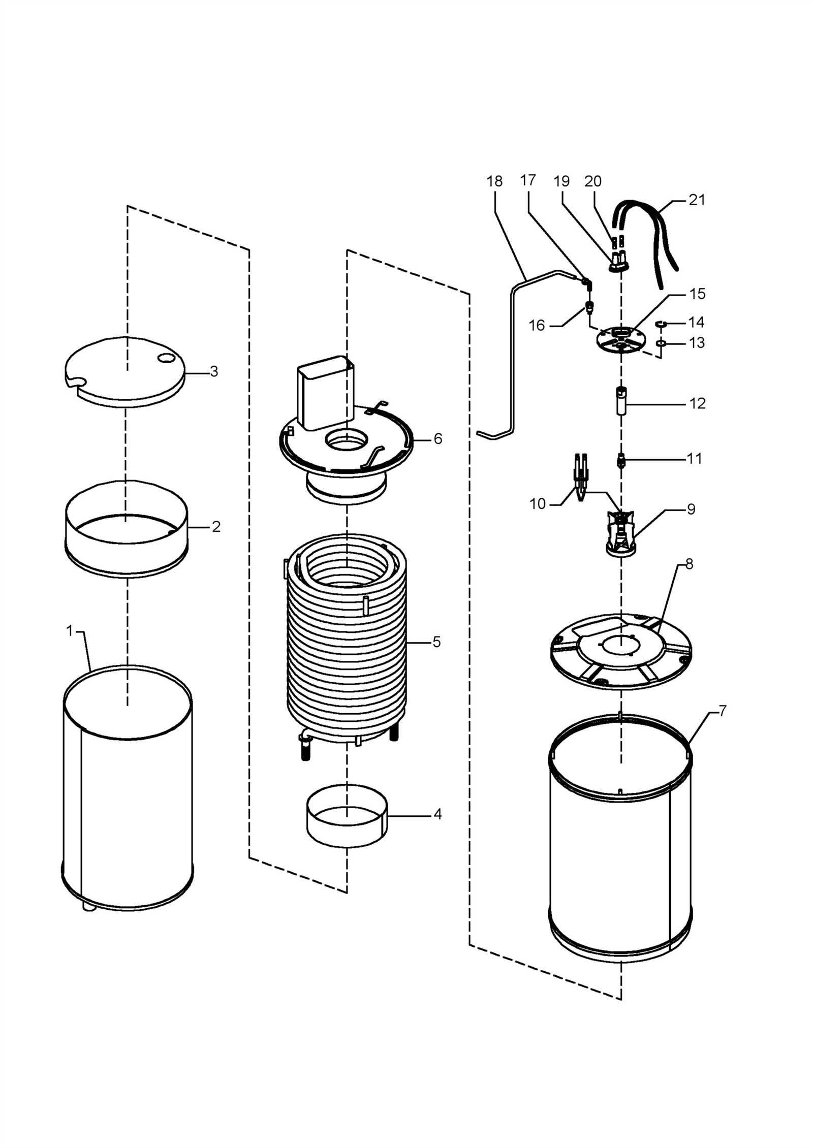 washer diagram parts