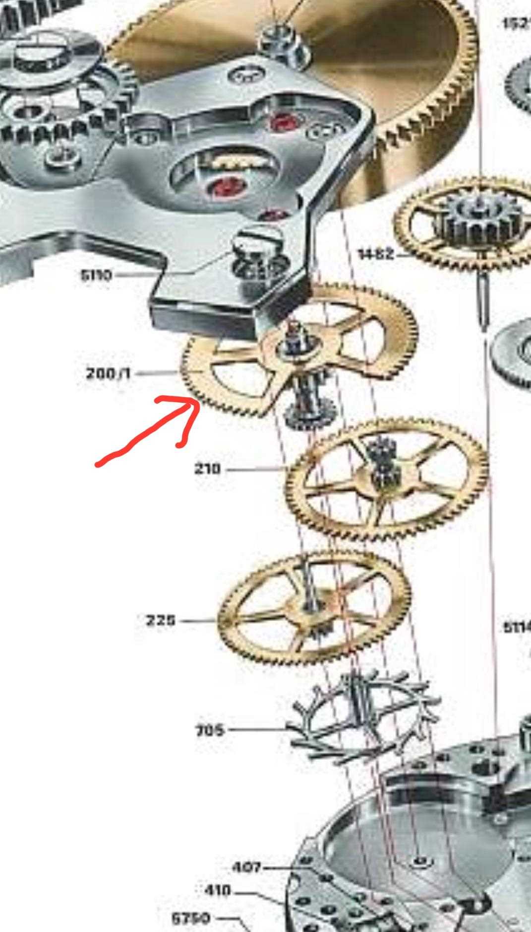 watch movement parts diagram