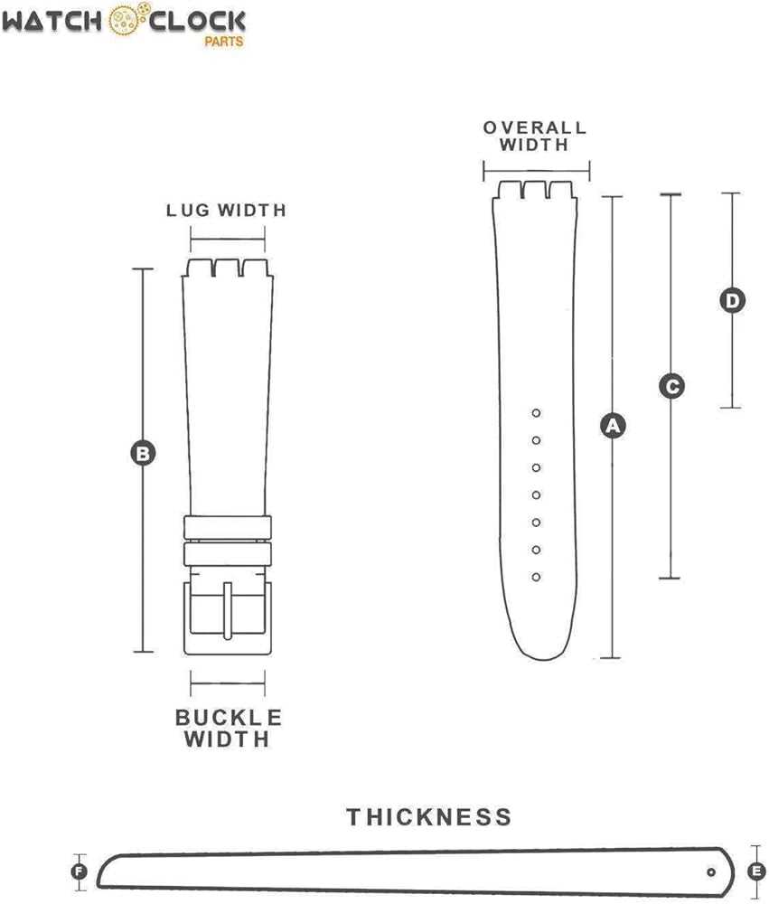 watch strap parts diagram