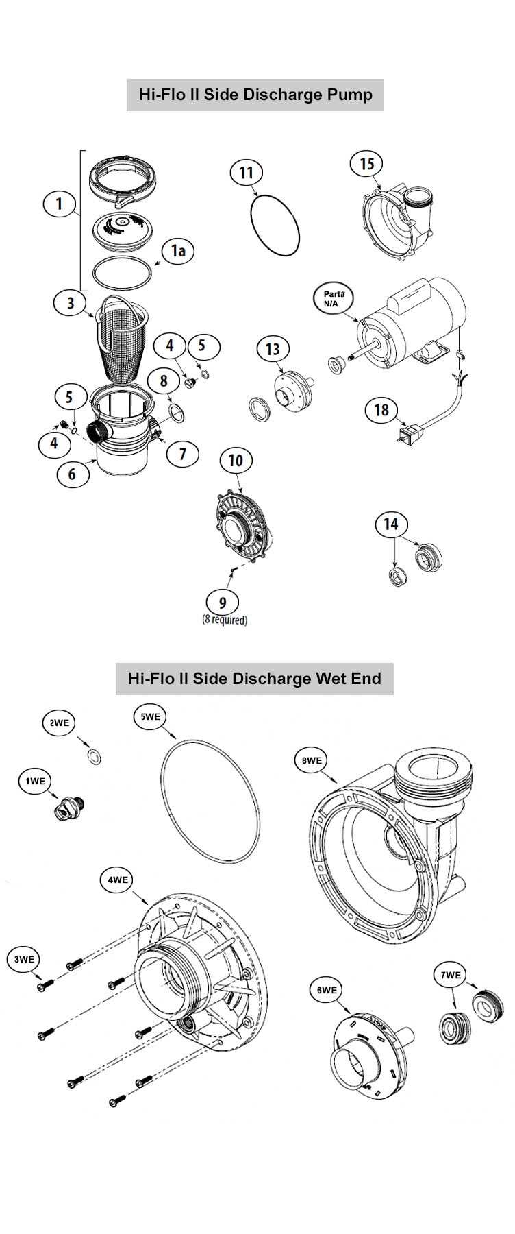 waterway pump parts diagram