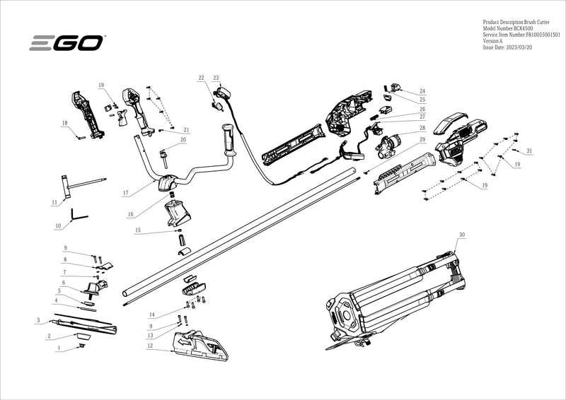 weed wacker parts diagram