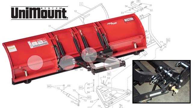 western plow parts diagram