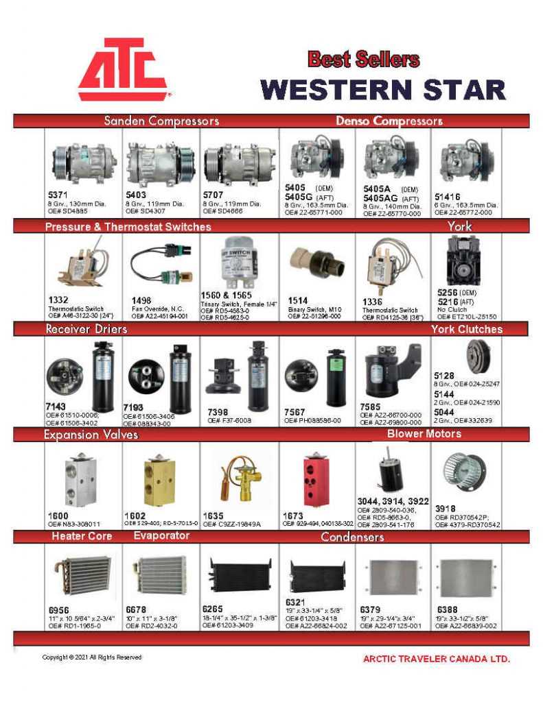 western star parts diagram