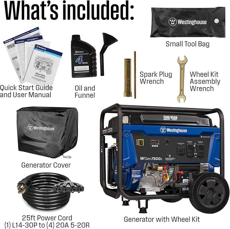 westinghouse generator parts diagram