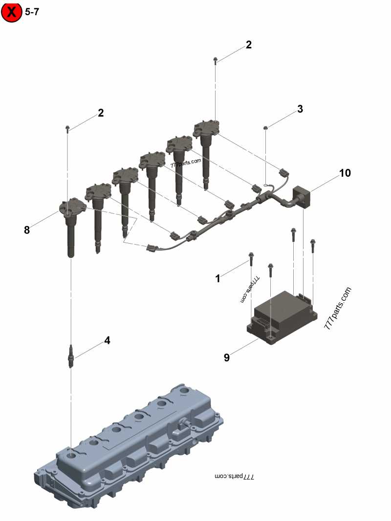 spark plug parts diagram