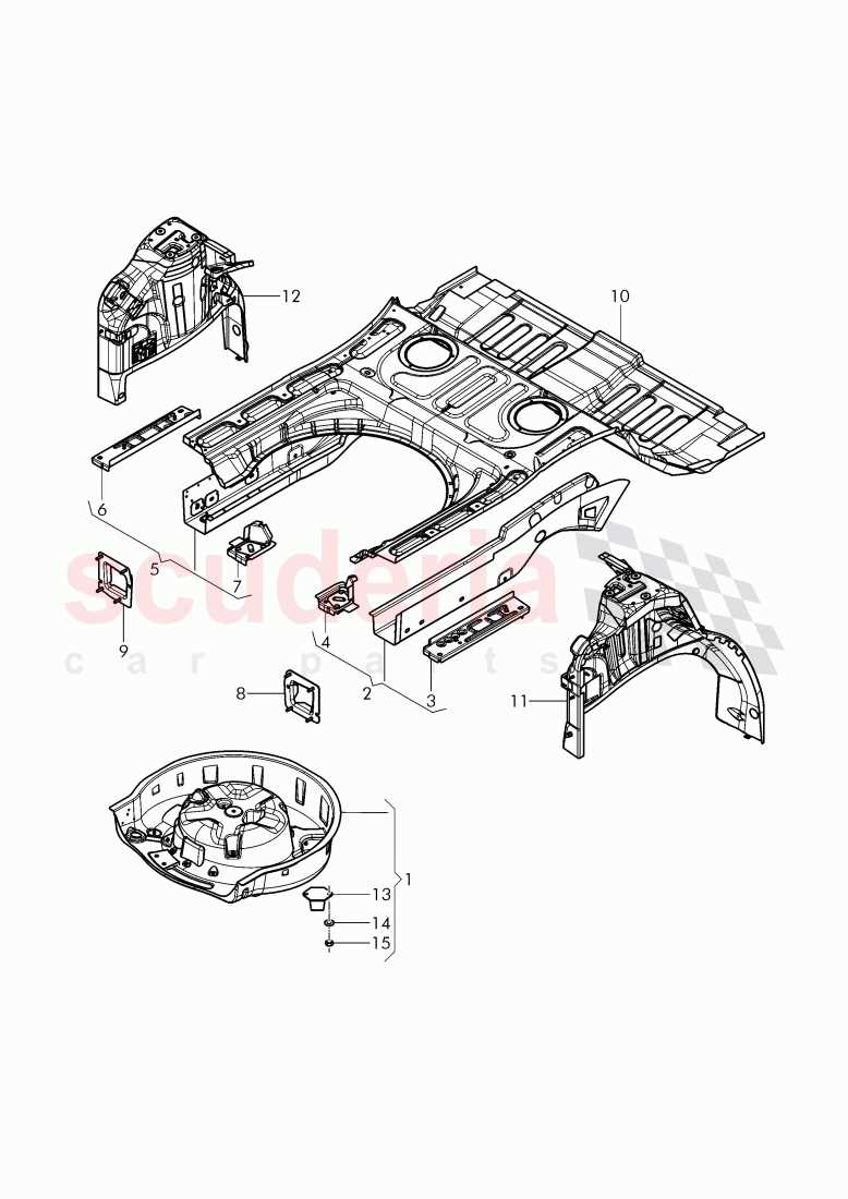 wheel well parts diagram