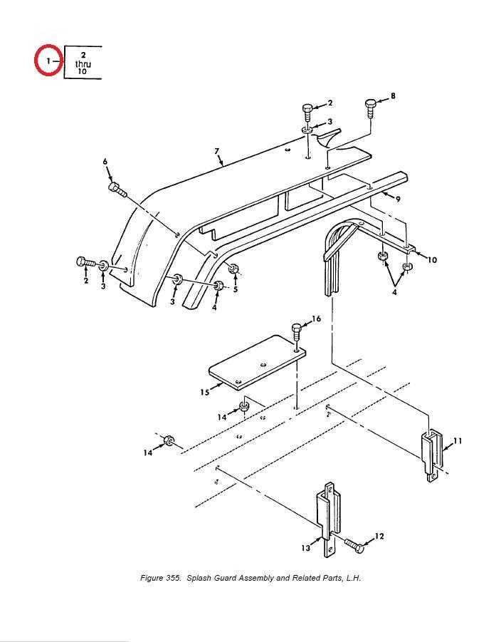 wheel well parts diagram