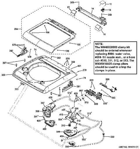 whirlpool cabrio washer parts diagram