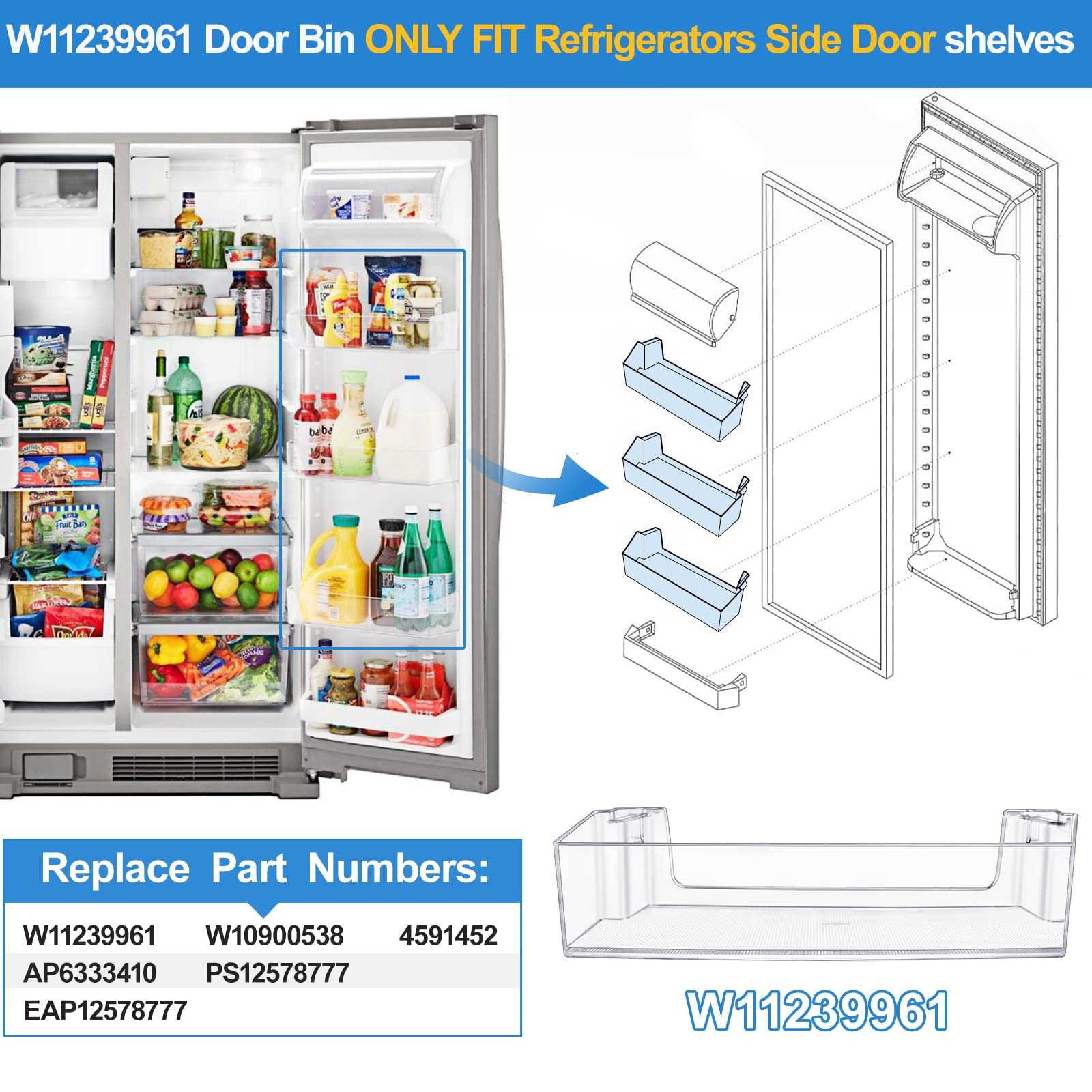 whirlpool fridge parts diagram