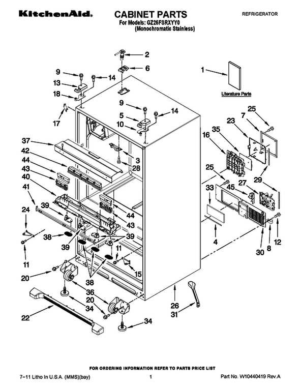 whirlpool gold refrigerator parts diagram