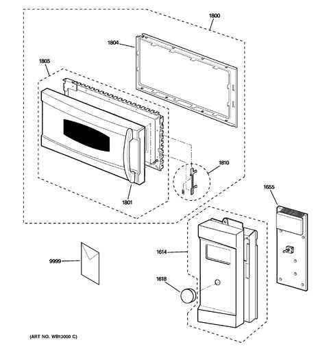 whirlpool microwave parts diagram