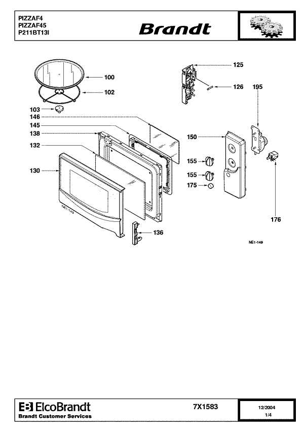 whirlpool oven door parts diagram