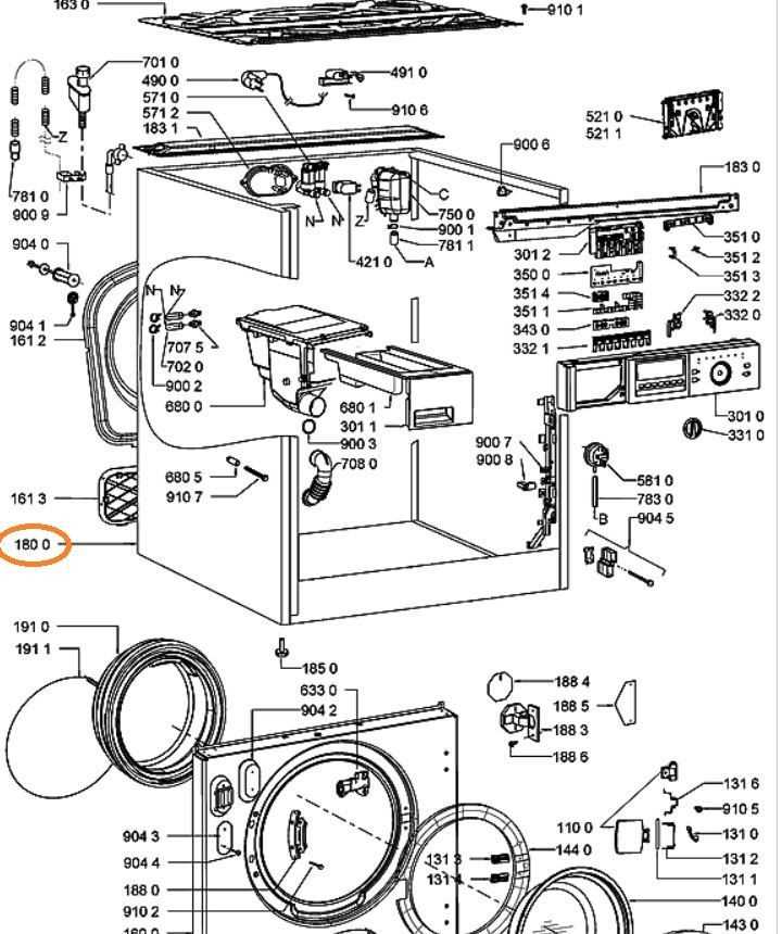 whirlpool top load washing machine parts diagram