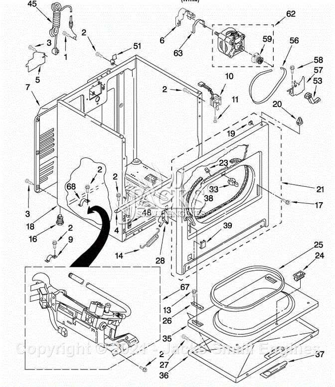 whirlpool ultimate care ii parts diagram