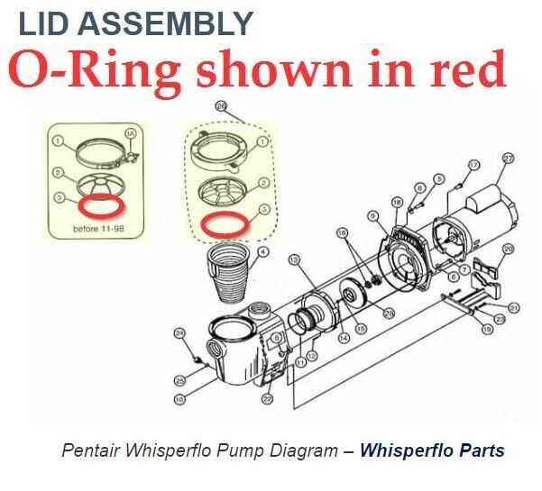 whisperflo pump parts diagram