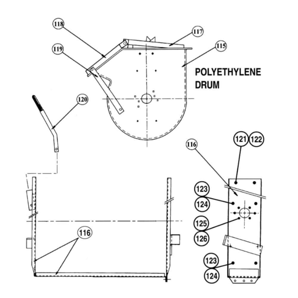 whiteman mortar mixer parts diagram