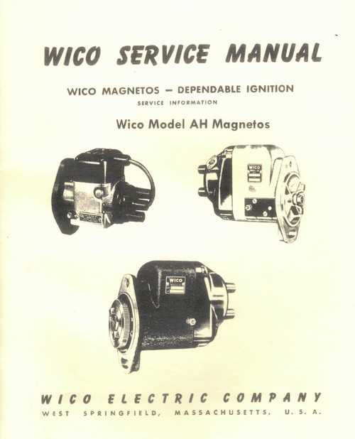 wico x magneto parts diagram