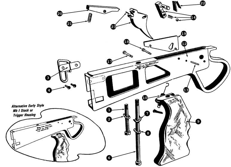 winchester 1873 parts diagram