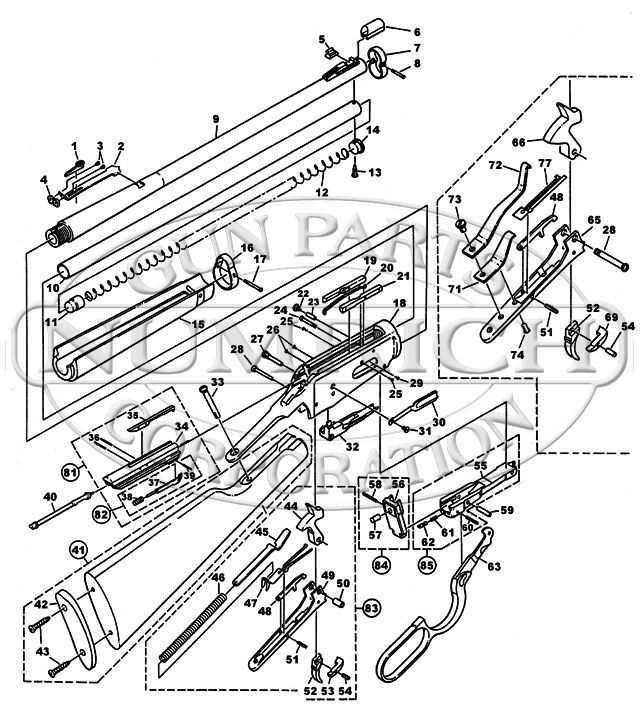 winchester 94 parts diagram