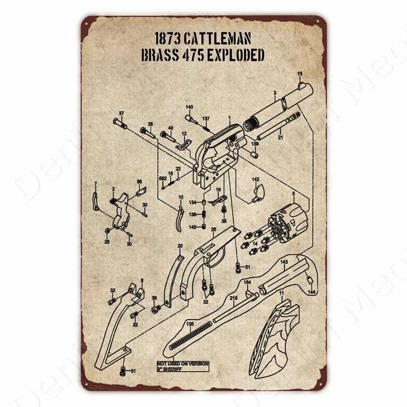 winchester model 1873 parts diagram